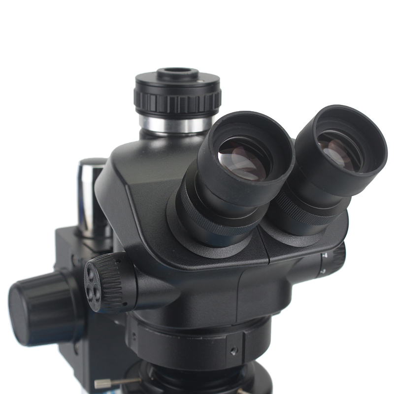 مجهر ستيريو ثلاثي العينية قابل - مراجعة Simul-Focal Industrial Microscope 4K Hdmi وسعره
