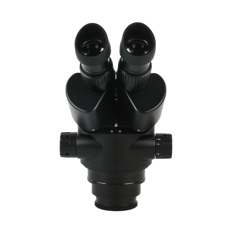 توضيح الذراع سطح المكتب قاعدة  - مراجعة Trinocular Stereo Microscope 7X-45X وسعره