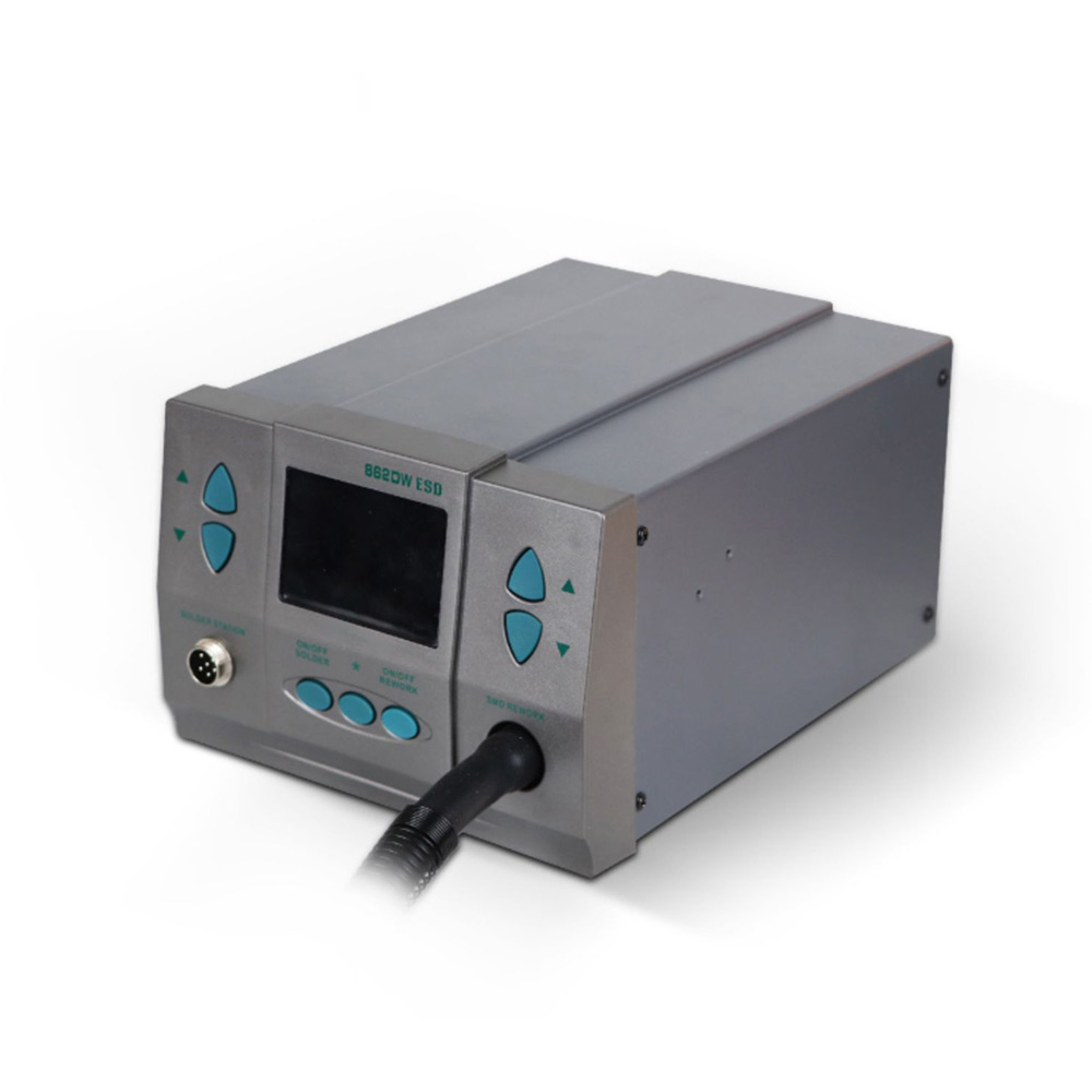 محطات لحام 1000 واط/1300 واط 8 - مراجعة Hot Air Rework Station 861Dw وسعره