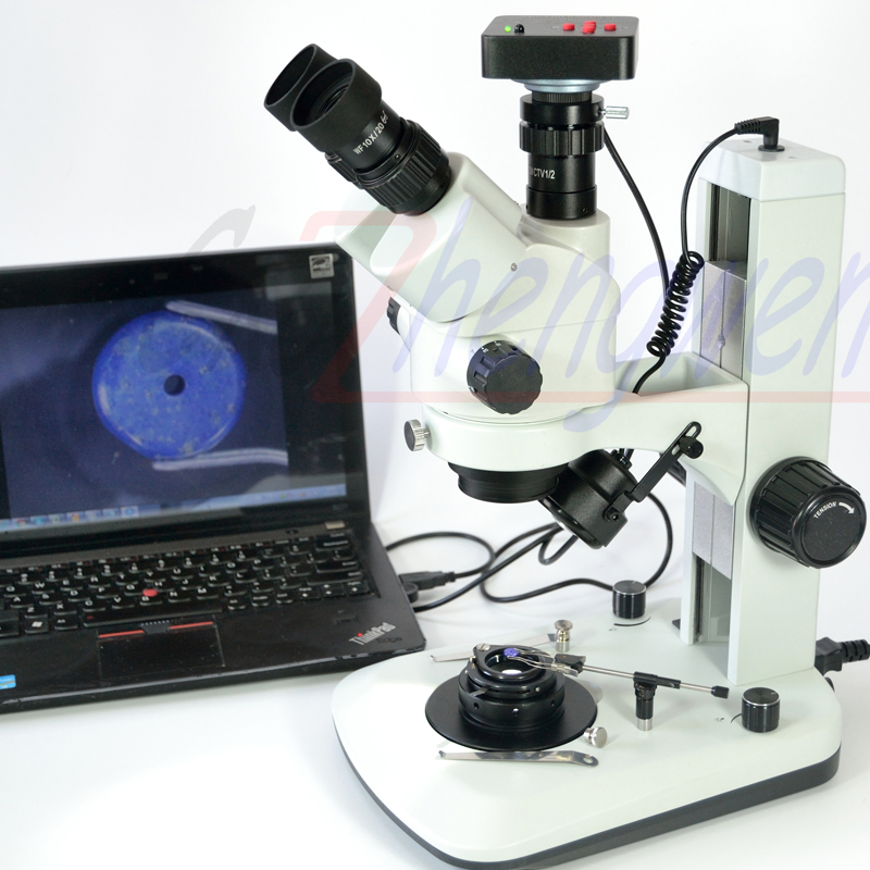 FYSCOPE 3.5X-90X 7X-45X مجهر ت - مراجعة Trinocular Stereo Microscope 7X-45X وسعره