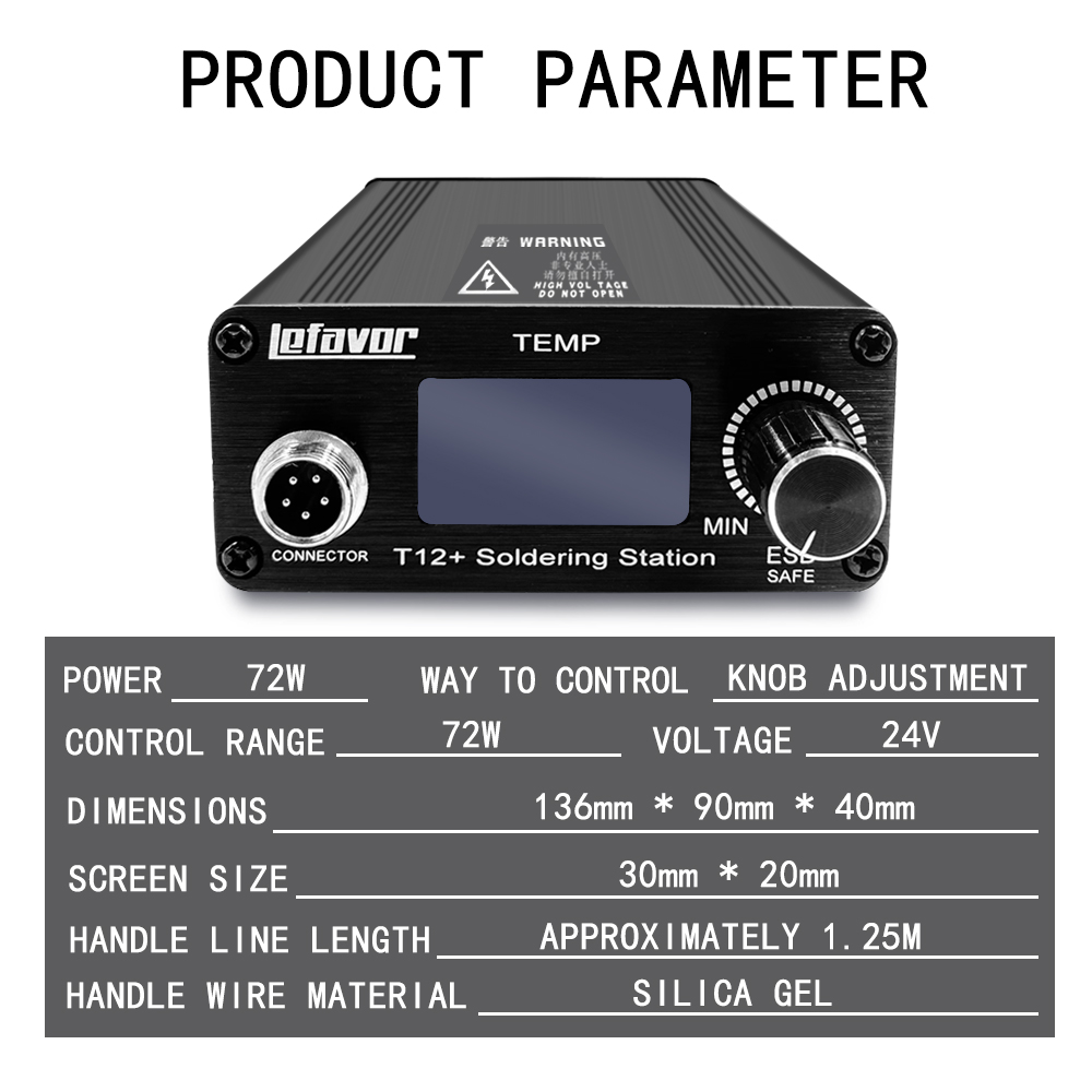 T12 + محطة لحام سبيكة لحام 1.3 - مراجعة T12 Soldering Station Oled وسعره