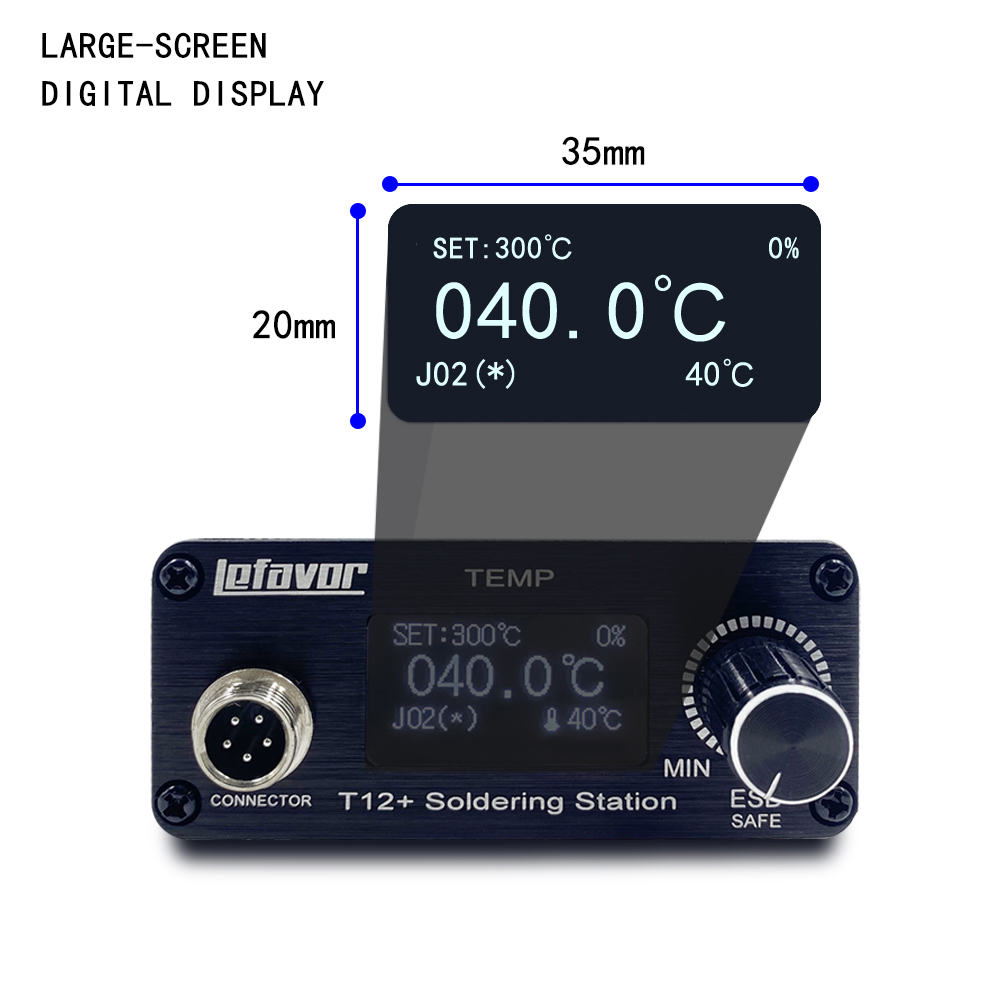 T12 + محطة لحام سبيكة لحام 1.3 - مراجعة T12 Soldering Station Oled وسعره